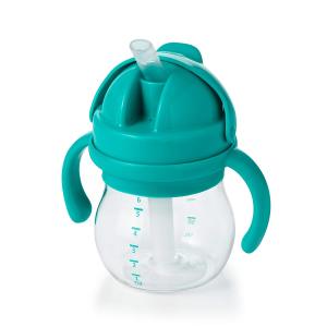 OXO Tot Grow Sippy Straw Cup w/ Removable Handles 6oz - GRAY