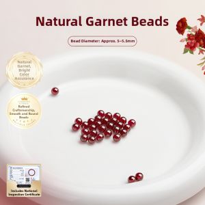 BAXIANGMENG | Natural Garnet Loose Beads Handmade DIY Accessories