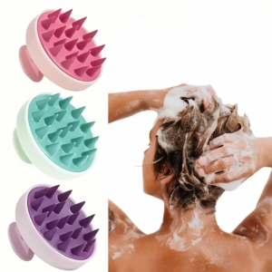 O-New Soft Silicone Hair Scalp Massager Shampoo Hair Washing Scalp Massage Comb for Hair Growth Dandruff Removal