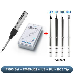 FMchip FM03 T65 Mini Soldering Iron PD 65W Fast Heating T65 Soldering Iron Tip FM65 Welding Tool Kit