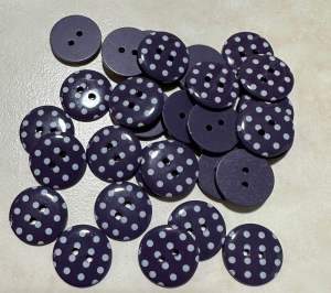20 pcs mix colors retro dot buttons size 18 mm for sewing crafts
