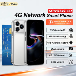 SERVO | Official SERVO 4G LTE Mini Smartphone Android10.0 System 3GB+64GB Play Store WiFi 2 SIM 4.5" Screen Portable Smart Mobile Phones
