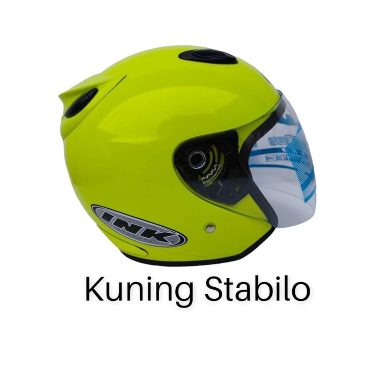 helm half face ink Centro realpick EMBOSS SNI terlaris Lazada Indonesia