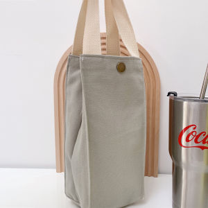กระเป๋าผ้าแคนวาสทรงสี่เหลี่ยมเล็กพร้อมหัวเข็มขัดแม่เหล็กกระเป๋าถือแบบนุ่มสําหรับเยาวชนใช้สบายๆสไตล์ Ins