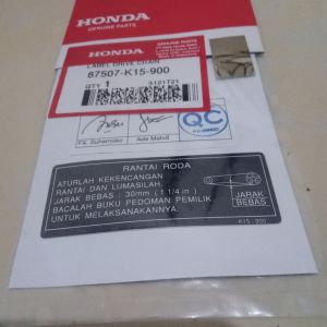 sticker stiker logo tulisan tempelan stelan setelan rantai roda cb 150r k15G cb 150r k15M cbr 150r k45G cbr 150r k45N cbr 250rr k64 original honda