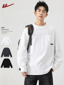 Warrior | Heathered Heavyweight Pure Cotton Long Sleeve T-shirt