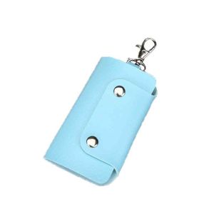 PU Leather Women Men Key Holders Keys Organizer Fashion Solid Key Wallets Key Pouch Car Keychain Housekeeper Key Chain Wallet