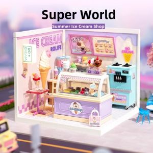 Rolife | DIY Educational Building Blocks for Adults Ice Cream House Model