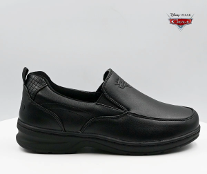 Disney Cars Black School Shoes with Memory Foam for Kids Boys Propeller