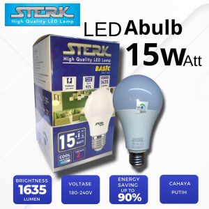 LAMPU LED 15W STERK A BULB BASIC 6500K PUTIH