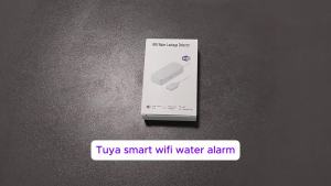 WiFi Water Leakage Alarm Detector Battery Powered with Tuya Smart Life App Water Sensor with 1m Cable 2.4G Network No Need Hub