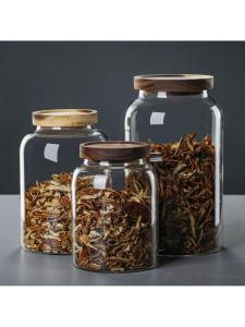 MOLORE | Large Airtight Moisture-proof Circular Glass Storage Jar
