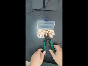 Multi-function Mini Electric Terminal Crimping Pliers With Wire Stripping Cutting Hand Crimping Tool Multiple Connector Kits