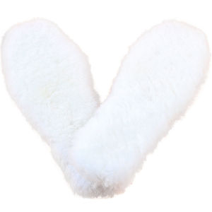 Thickened Wool Shoe Inserts Fur Leather Integrated Cold Resistant Travel Equipment for Snow Country Harbin Winter Tourism