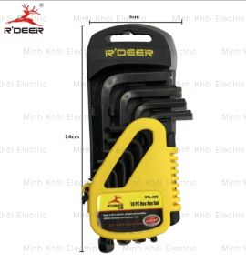 Bộ lục giác bi RDEER RTL-309bộ lục lăng Rdeer bộ lục năng bộ lục giác đầu bibộ lục giác đa năngbộ khóa lục giác bi