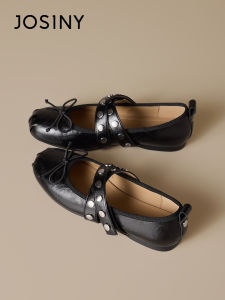Josiny | Black Bow Women Mary Janes
