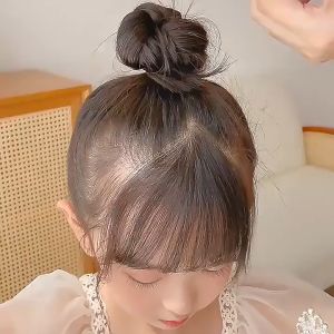 Indo - Ikat Rambut Anak Perempuan Model Mahkota Mutiara / Karet Rambut Cantik Gaya Korea Import / Ikat Rambut Anak Mutiara