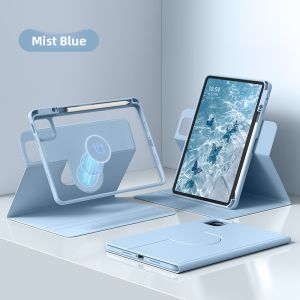 Mengmu Redmi Xiaomi Tablet 7SPro 2025 Case 12.4 Inch Magnetic Attraction Detachable with Pen Slot 720 Rotation Anti-Bend Shell