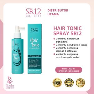 SR12 Hair Tonic Spray & Protection 100 ML| Membantu Memperkuat Batang Rambut Menjaga Kelembaban Kulit dan Rambut Mengurangi Ketombe dan Gatal