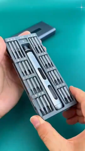3.7V Electric Screwdriver Set 50 In 1 Portable Mini Electric Precision Screwdriver With 48 Precisions Magnetic Bits USB Multi-Function Precision Screwdriver Set Cordless Repair Tool For Phone Camera Laptop Watch【Dual LED Lights】