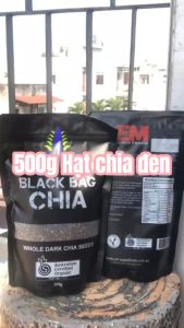 Hạt Chia Úc 500G túi đen Absolute Chuẩn Organic Loại 1 Sạch Đều Đẹp Hỗ trợ Ăn Kiêng hiệu quả...