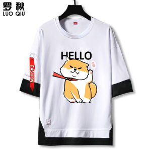 LUOQIU | Áo Thun Dáng INS Phong Cách Đáng Yêu Tay 3/4