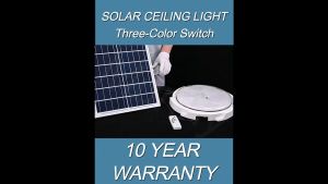 【BUY 1 TAKE GIFT】Philiips solar ceiling lamp tricolor ceiling light 1200w outdoor waterproof IP67 900w 700w indoor solar light 9730led automatic night light with remote