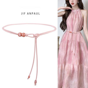 Decorative Knot Belt for Dresses Summer Accessory Fashion Retro