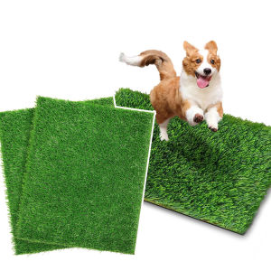 Artificial Simulation Lawn Dog Toilet Training Mat Washable Pet Urine Mat for Dog Diapers Reusable Pad Non-Slip Pet Accessory