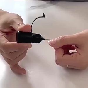 【A】1 Set Clear Plastic Needle Tip Squeeze Bottles With Leak Proof Lids Multi Sizes Perfect For Crafts Glue Storage