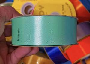 1.5” SANDY cut-edged satin ribbon 4cm 50 yard per roll perfect for special occasions and projects