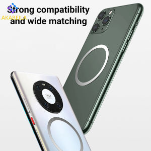 AKABEILA 🔥พร้อมส่ง🔥 แหวนแม่เหล็กสติกเกอร์แบบ Magsafe ติดด้านหลังเคส แรงดูดซับซุปเปอร์ แผ่นแม่เหล็กแท่นชาร์จไร้สาย