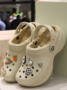 Crocs | Height Increasing Fluffy Thick Sole Slipper