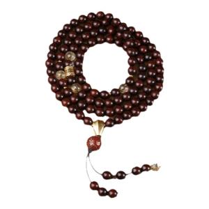 POTALA PALACE | Potala Palace Small Leaf Rosewood Prayer Beads 108 Pieces