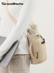 Outdoor Travel Water Bottle Bag Diagonal Handheld Portable Mug Cover Protective Case for Hiking Camping Picnic Water Container