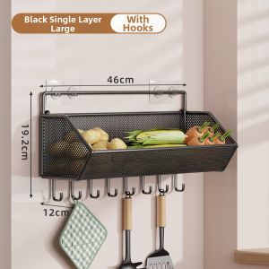 MENGBINFEN | Non-drilling Wall-mounted Organizer Storage Rack