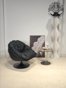 Ghế thư dãn COCO DS265 LOUNGE CHAIR nhập khẩu ghế lười đọc sách hình trứng chân xoay đệm lông vũ