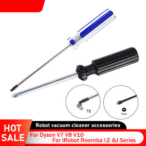 T8 / Cross Screwdriver for Vacuum Cleaner Part Repair Tools for Dyson V7 V8 V10 / IRobot Roomba IE &J Series Repair Tool Kit