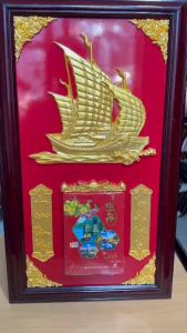 [HCM]LỊCH GỖ PHÙ ĐIÊU CAO CẤP THUẬN BUỒM XUI GIÓ ĐỎ K1