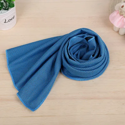 Sport Towel Ice Silk Cooling Sweat Absorbent Quick Dry for Running Fitness Gym Summer Chilled Wristband Towel Temperature Regulation