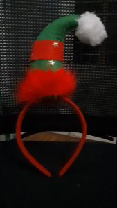 Băng đô cài tóc nón ông già Noel hóa trang lễ giáng sinh - Phụ kiện hóa trang Noel