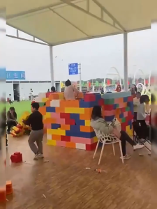 Kids Giant Foam Building Blocks Large EVA Soft Blocks Indoor Play Amusement Equipment for Kindergarten Play Area泡沫积木