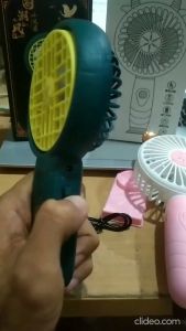 Kipas Angin USB Portable KIpas Mini Tangan No.6809-2 Mini Fan bisa Duduk