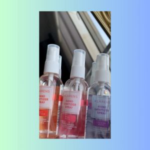 Hand Sanitizer Klarens Spray Pink Rose 2pcs