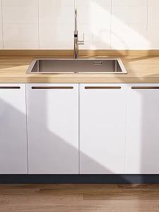 [Ready Stock]Adjustable Under Sink Organizer Rack Kitchen Stainless Steel  Expandable Storage Shelf