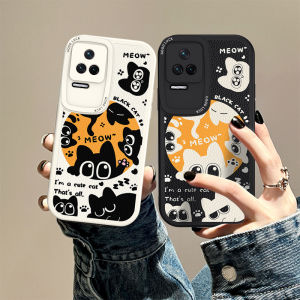 Black Cat Silicone Phone Case for Xiaomi Redmi K90ProMax K70 K80 K50 K60 Supreme Edition Protective Cover for Men And Women