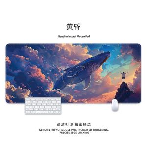 Bandai | Keyboard Pad Mouse Pad Non Slip Rubber Base Gaming Keyboard Mat Gamers Cartoon Whale JPD1081A