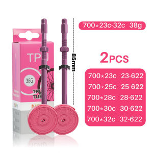 Ruột Xe Đạp NPY Pink French Valve 700x23-32c Chất Liệu TPU Hợp Kim Nhôm Chống Thủng Có Thể Tháo Rời Dành Cho Lốp Xe Đạp 26 Inch