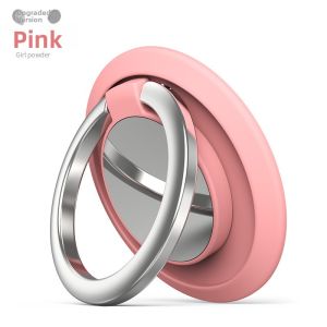 YZ | Magnetic Invisible Phone Stand Back Mount Ring Finger Ring Holder Suction Cup Adhesive Universal Phone Mount