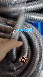 (1ROLL)  20mm / 25mm  Flexible Conduit Hose Steel Pipe Conduit Pipe with Metal Pipe Hose Flexible Hose Batang Paip